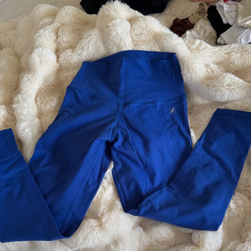 Blue scrunch butt Women's Leggings